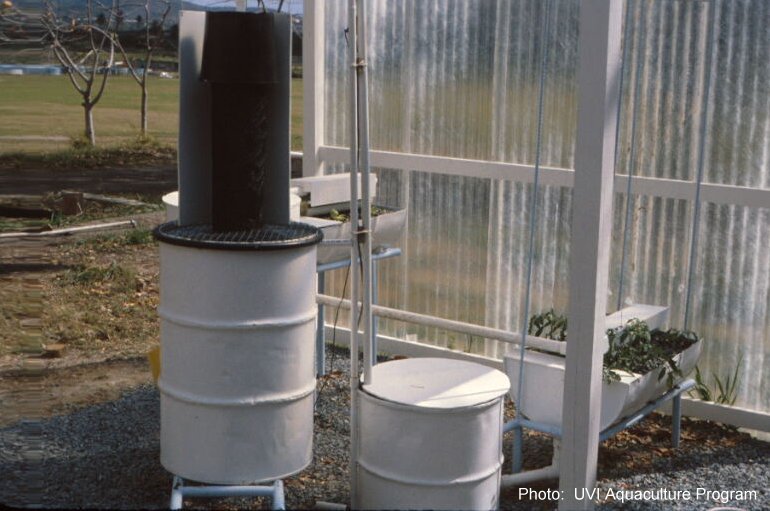 Early barrel system for aquaponics